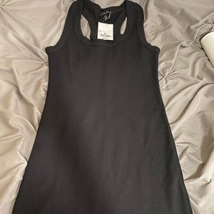 New Forever 21 Black Ribbed Dress Size M